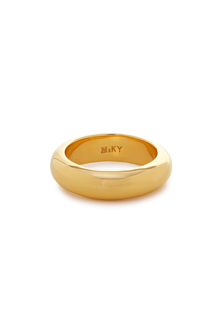 x Kate Young Stacking Ring, Main, color, 18K GOLD VERMEIL