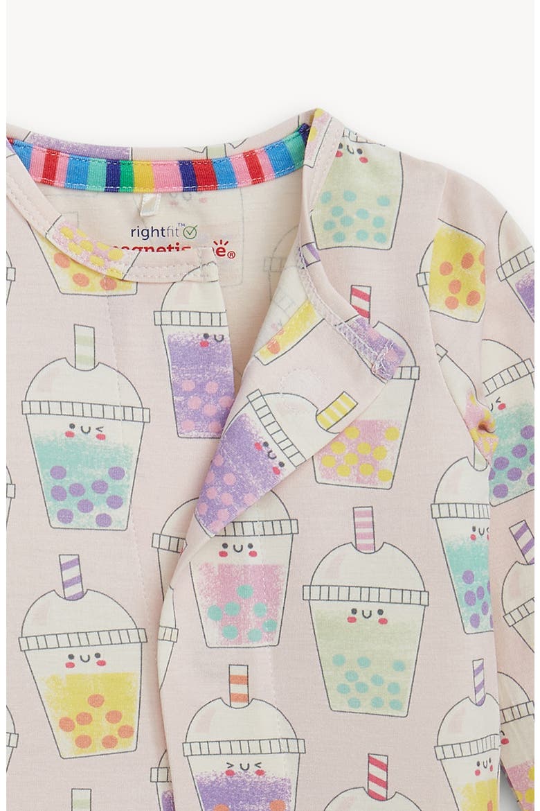 Boba Bea-Tea Right Fit Magnetic Footie, Alternate, color, PINK