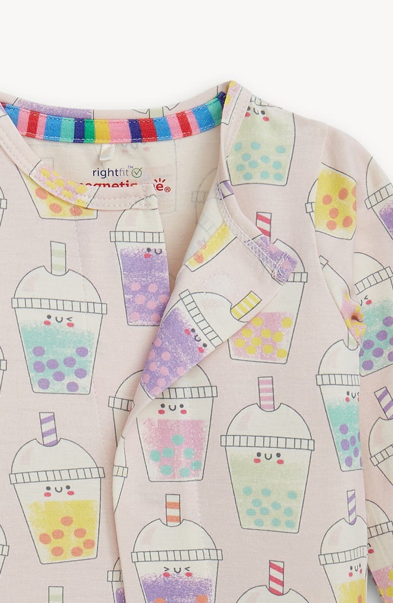 Magnetic Me Boba Bea-Tea Right Fit Magnetic Footie, Alternate, color, Pink