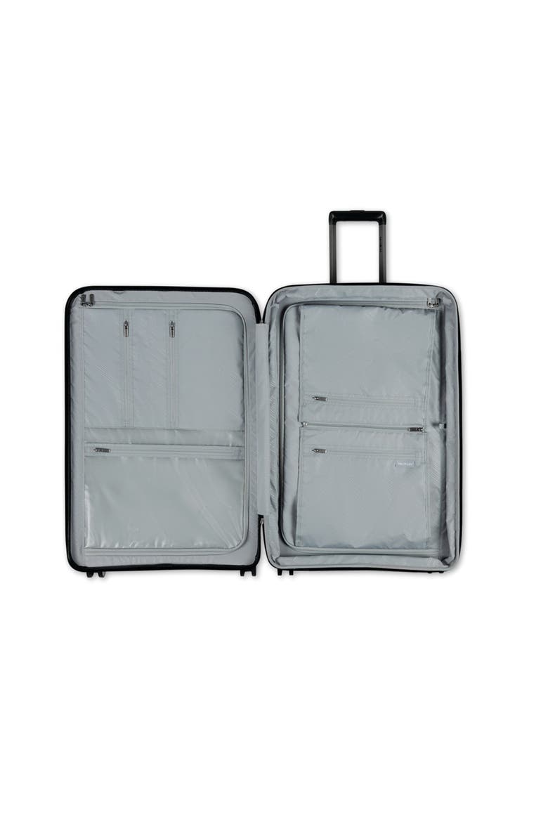 Elevation Plus 28" Large Checked Spinner Luggage, Alternate, color, Triple Black
