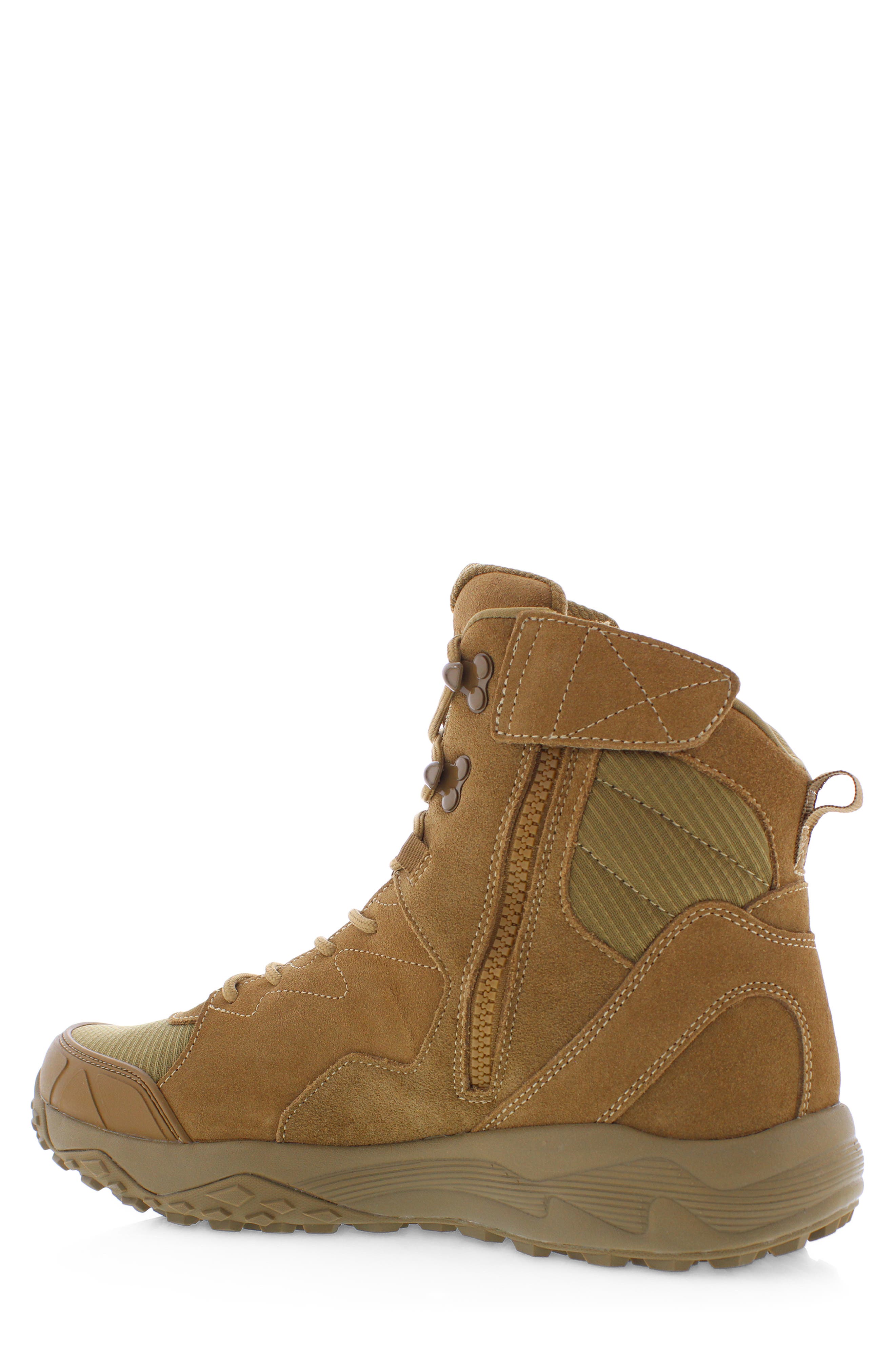 Tactie LE Leather Combat Boot, Alternate, color, COYOTE