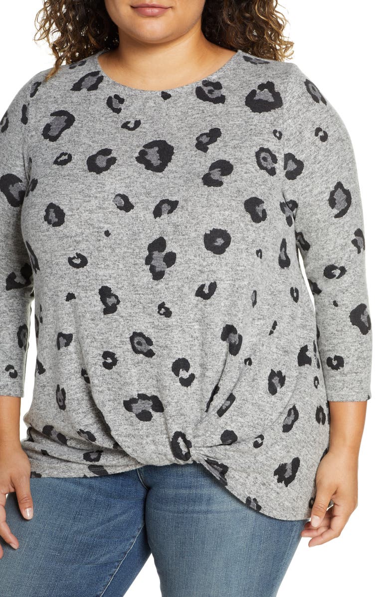 GIBSONLOOK Gibson Twist Front Cozy Pullover, Alternate, color, 