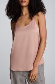 Kenneth Cole Scoop Neck Satin Camisole