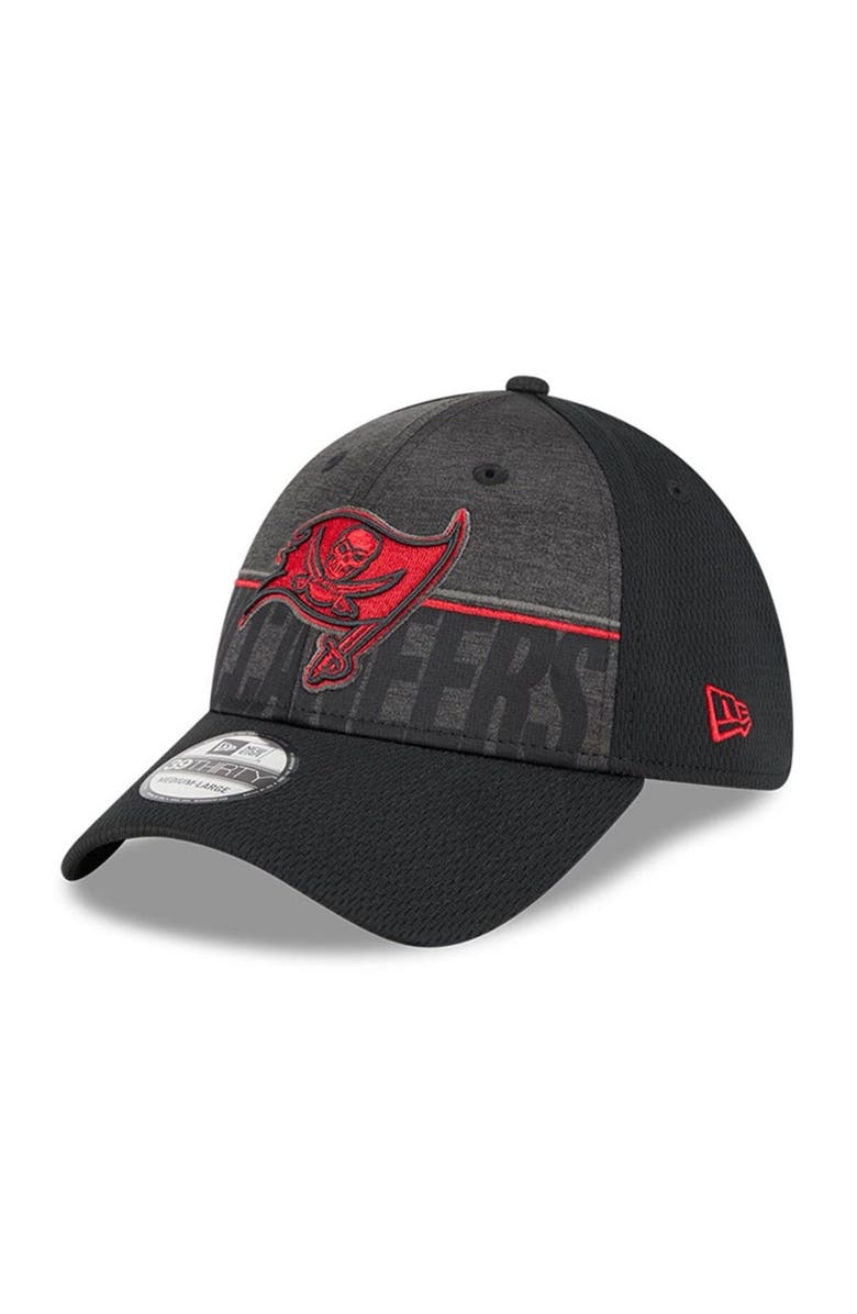 New Era Men's New Era Pewter Tampa Bay Buccaneers 2023 NFL Training Camp Team Colorway 39THIRTY Flex Fit Hat, Main, color, 