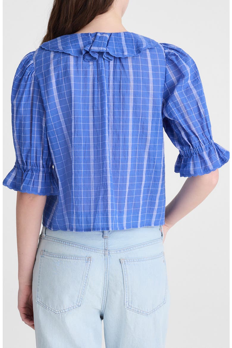 The Blaire Top, Alternate, color, RETRO BLUE