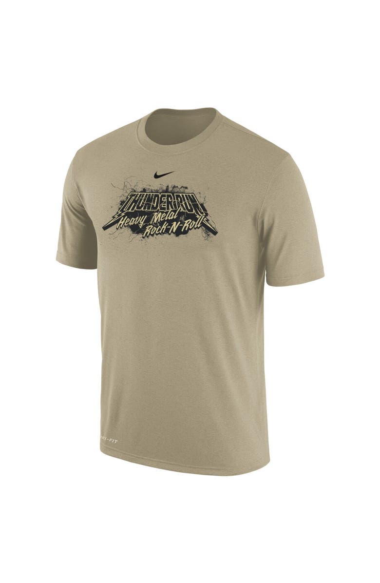 Nike Men's Nike Gold Army Black Knights 2023 Rivalry Collection Heavy Metal Performance T-Shirt, Alternate, color, 