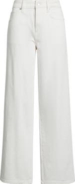 Open Edit Mid Rise Wide Leg Jeans