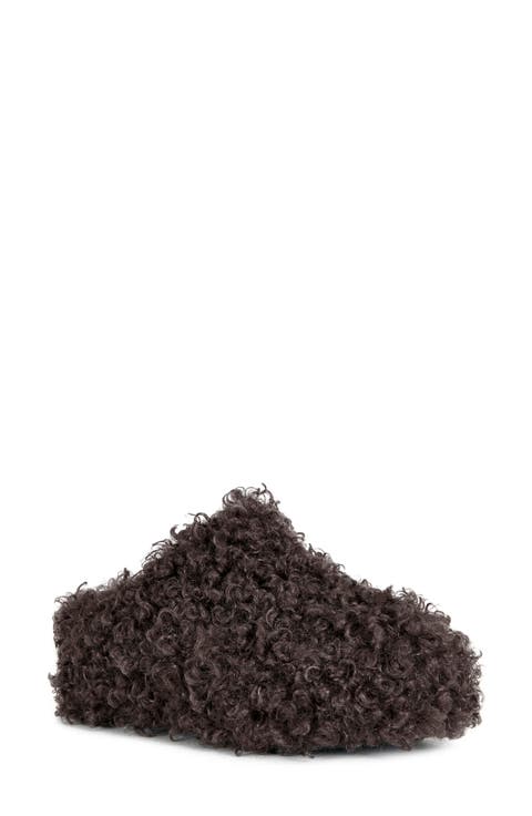 Darwin Faux Shearling Clog