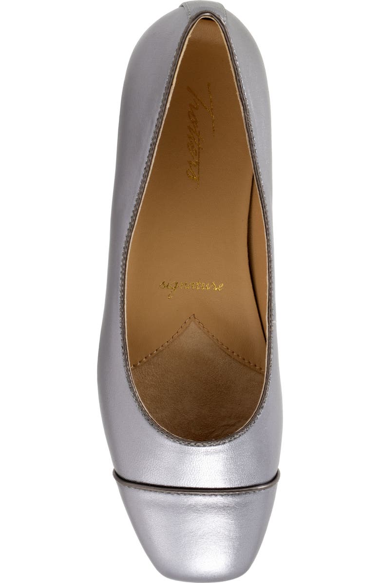 SoftWalk<sup>®</sup> Harbor Cap Toe Flat, Alternate, color, Pewter