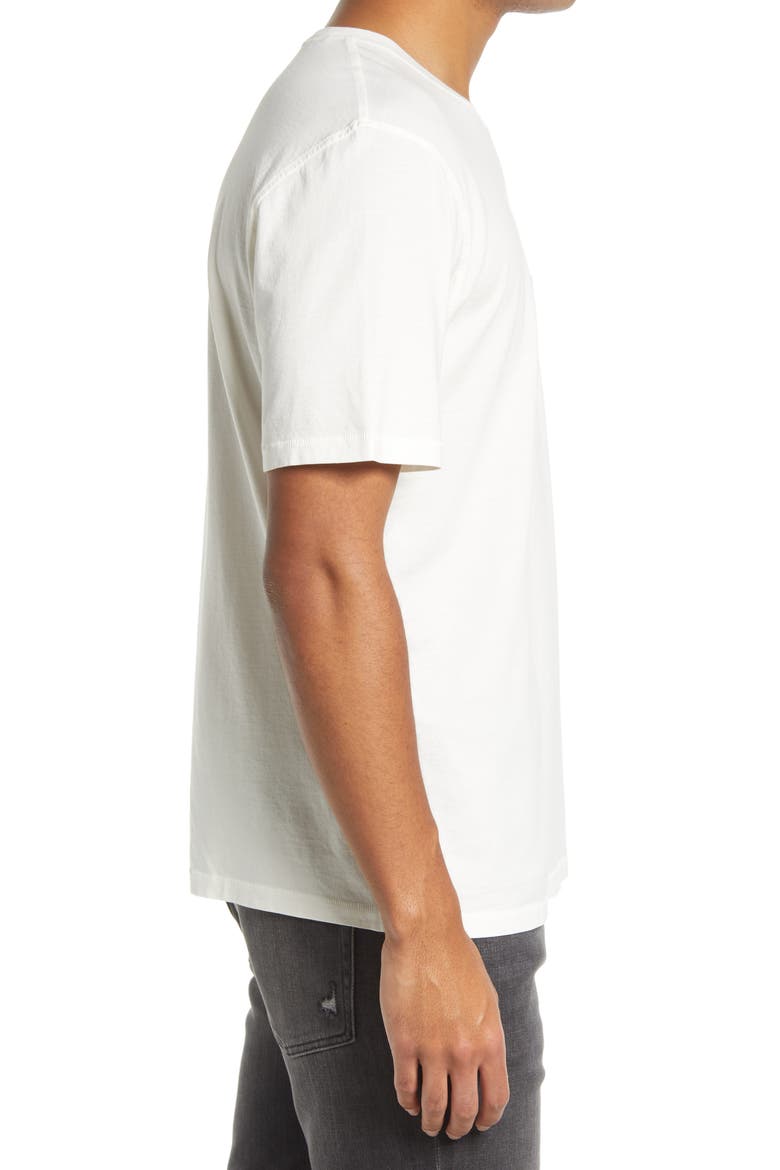 Washed Organic Cotton Pocket T-Shirt, Alternate, color, WHITE