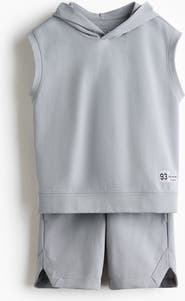 H&M Sleeveless Sports Hoodie Set With Drymove