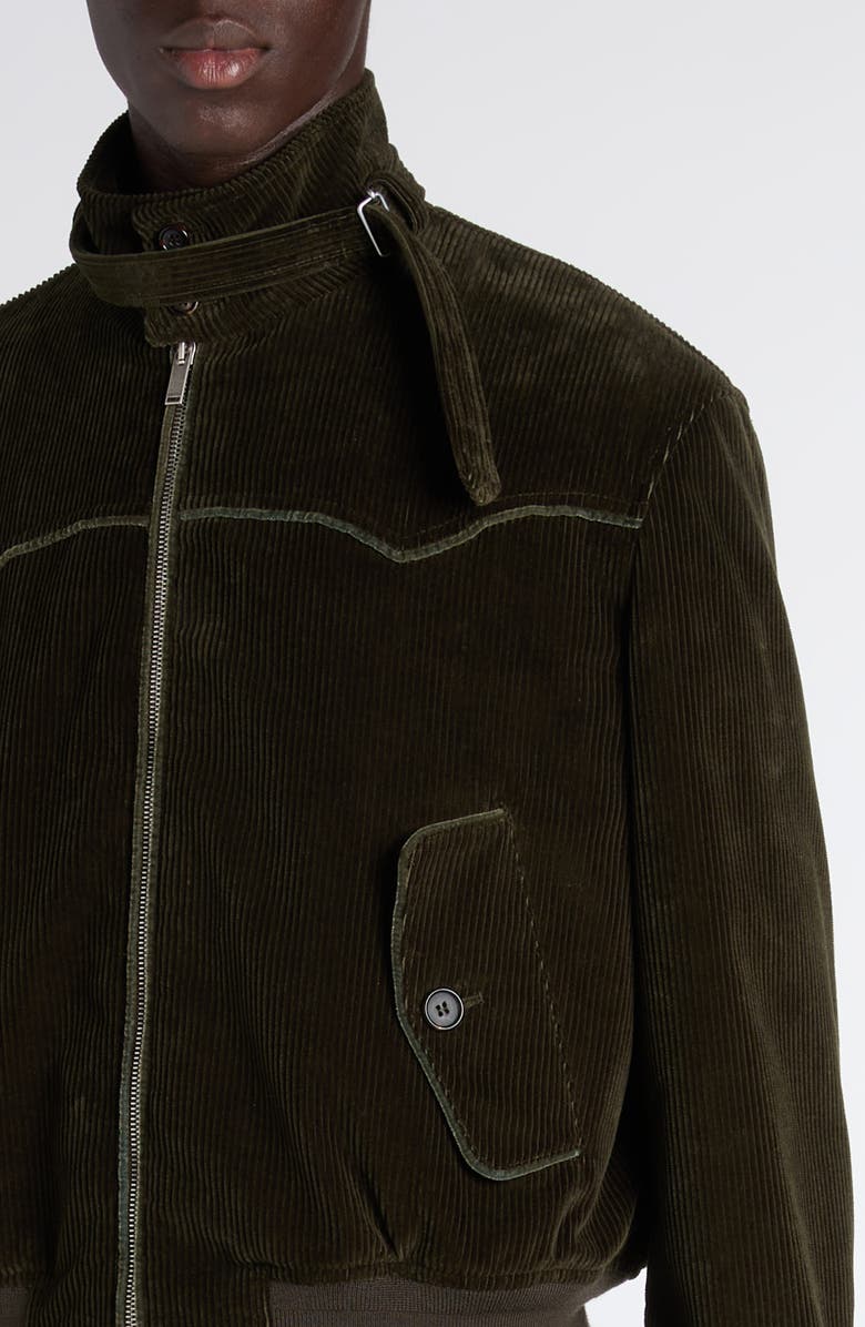 McQueen Corduroy Harrington Jacket, Alternate, color, Khaki