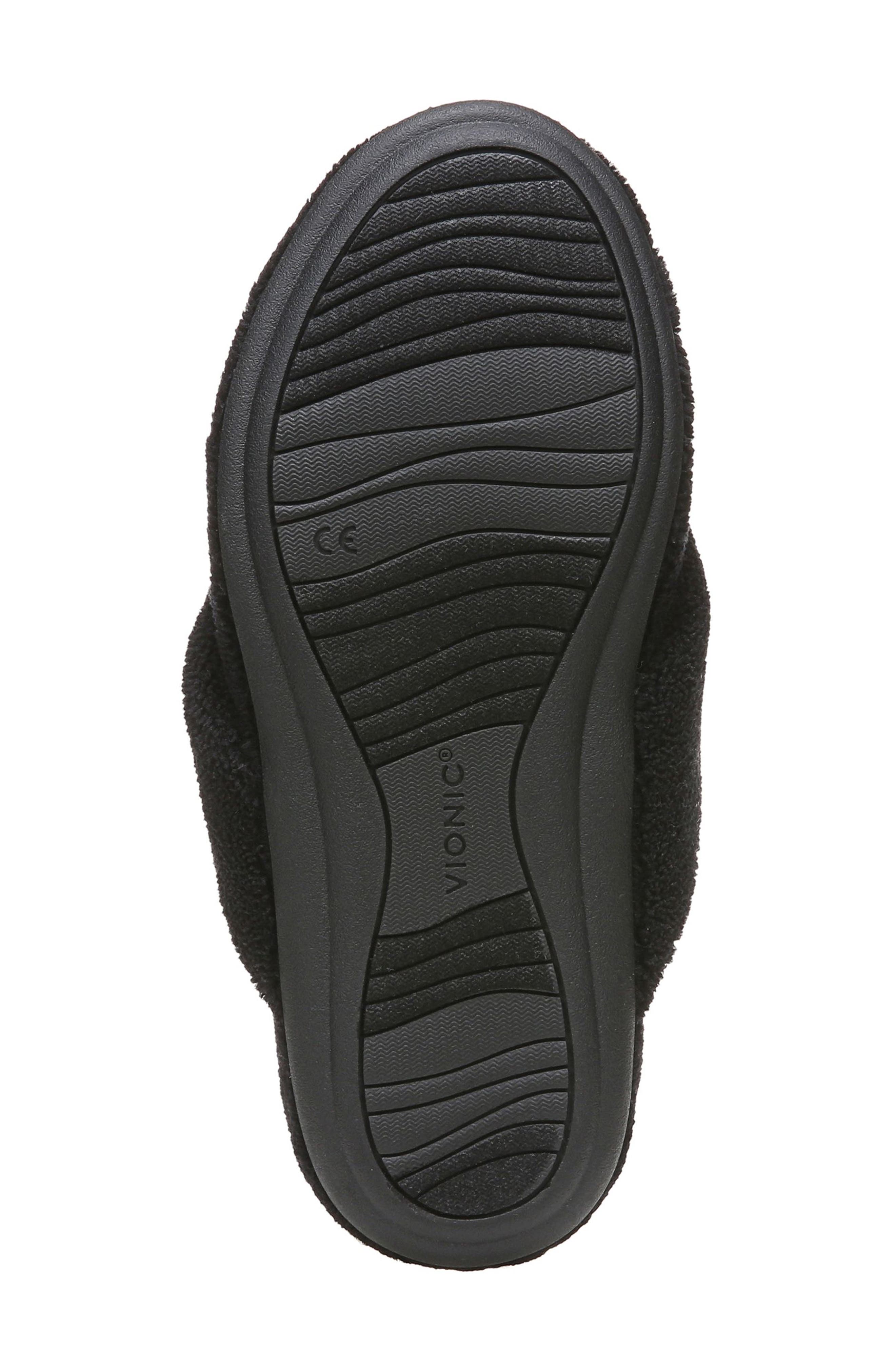 Vionic Lydia Faux Fur Flip Flop, Alternate, color, 