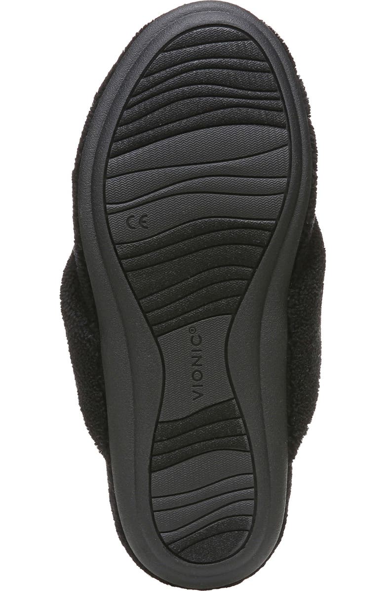 Vionic Lydia Faux Fur Flip Flop, Alternate, color,