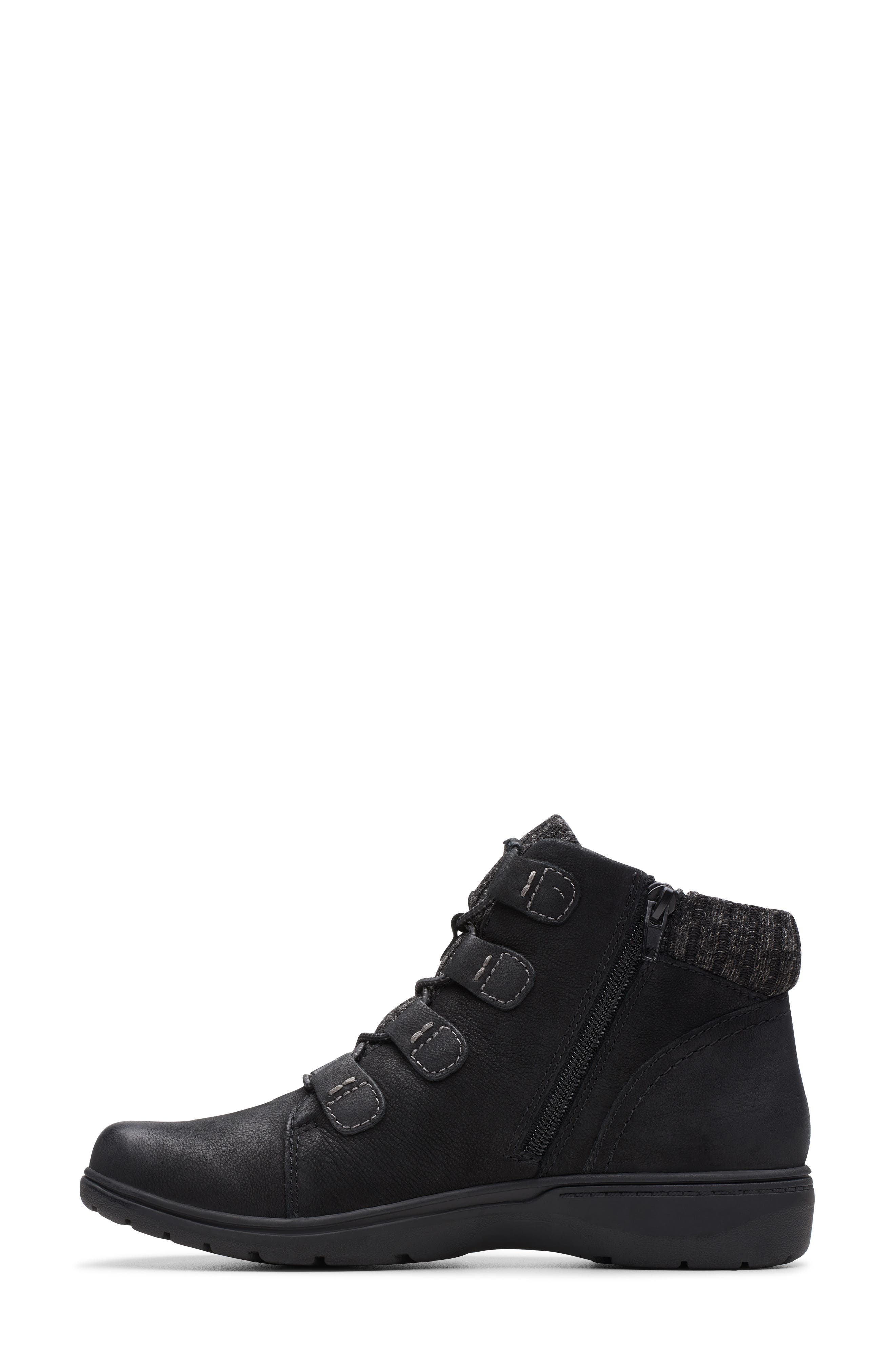 Clarks<sup>®</sup> Carleigh Jade Bootie, Alternate, color, Black Nubuck