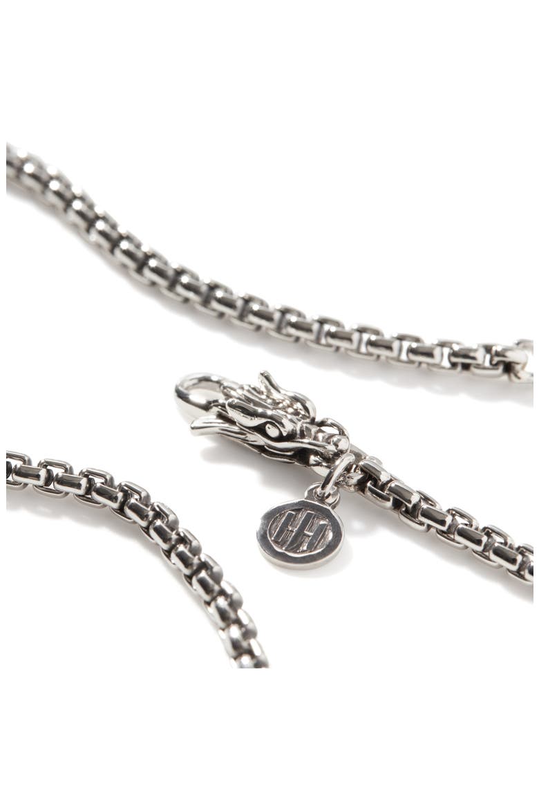 Men's Classic Box Chain Necklace, Alternate, color, SILVER