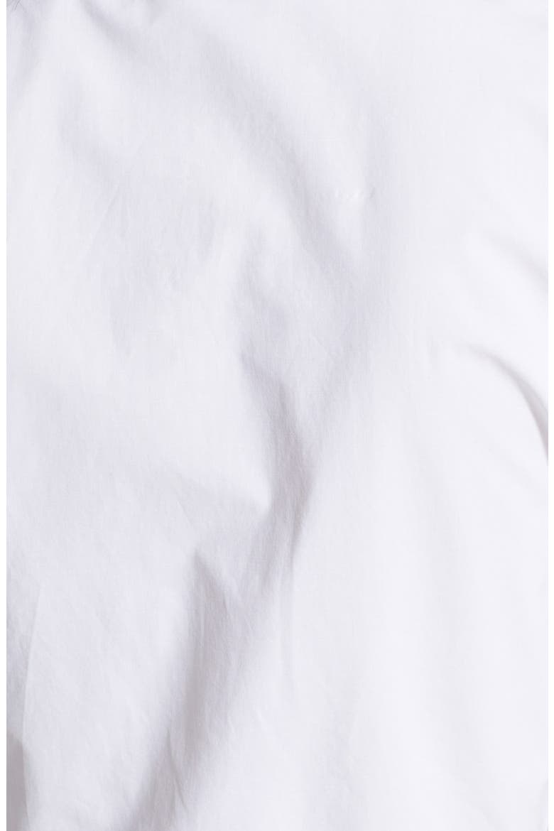 Tie Front Crop Shirt, Alternate, color, WHITE
