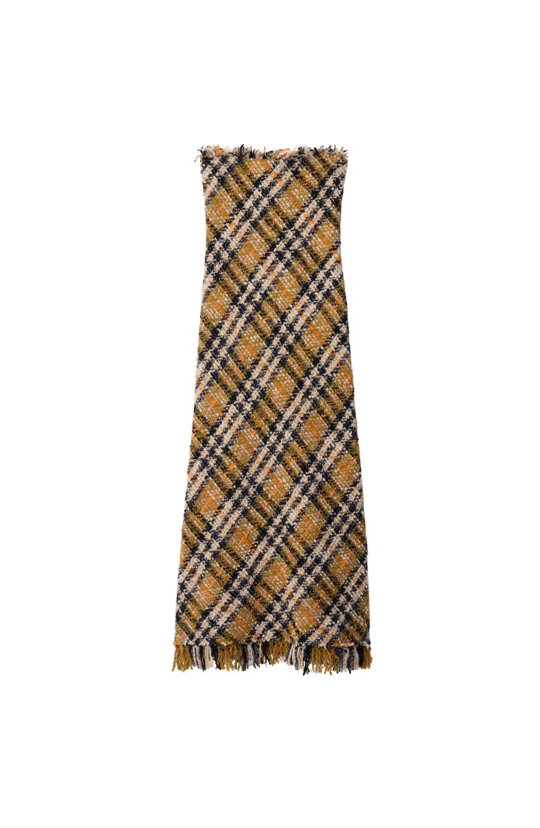 Burberry Check Wool Blend Dress, Alternate, color, 
