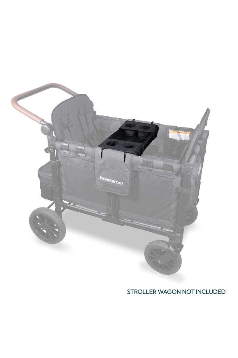 Flex Snack Tray for W4 Stroller Wagon, Alternate, color, BLACK