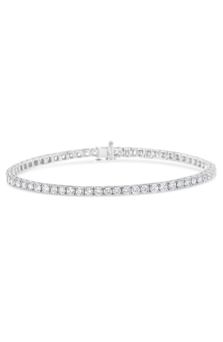 Haus of Brilliance IGI Certified 5.0 Cttw Diamond 14K White Gold Tennis Bracelet, Main, color, White