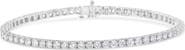 Haus of Brilliance IGI Certified 5.0 Cttw Diamond 14K White Gold Tennis Bracelet