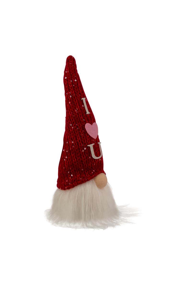 Northlight LED Lighted "I Heart U" Valentine's Day Gnome - 11.5", Alternate, color, Red