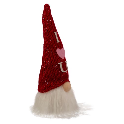 Northlight Led Lighted "i Heart U" Valentine's Day Gnome In Red