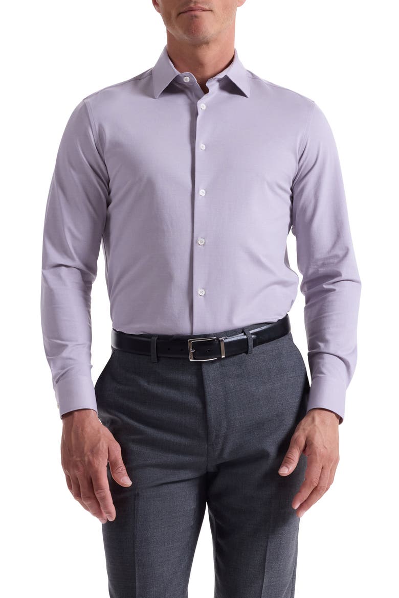 James OoohCotton® Button-Up Shirt, Main, color, LILAC