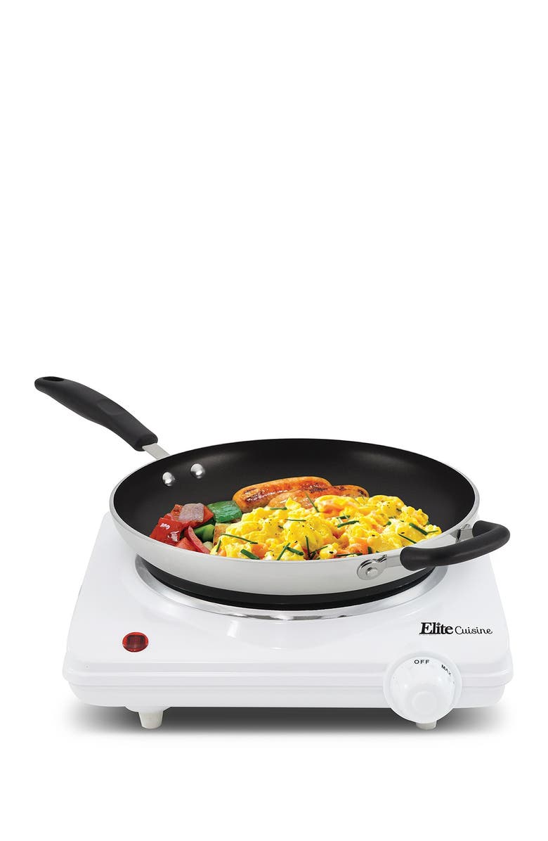 MAXI-MATIC Elite Cuisine Electric Single Buffet Burner, Main, color,