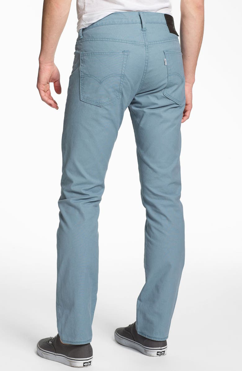 Levi's<sup>®</sup> '513<sup>™</sup>' Slim Straight Leg Canvas Pants, Alternate, color, 