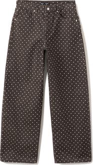 MANGO Dot Balloon Jeans