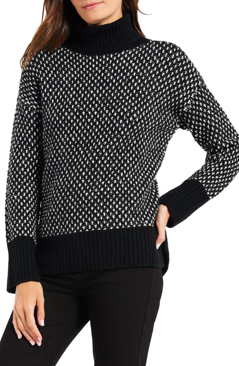 NIC+ZOE Cozy Spot Turtleneck Sweater, Main, color,