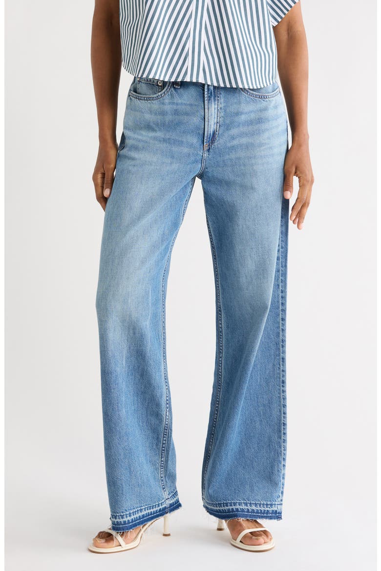 Featherweight Logan Release Hem Wide Leg Jeans, Main, color, ORIAN