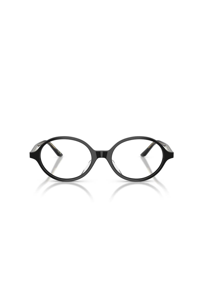 54mm Oval optical glasses, Alternate, color, Black