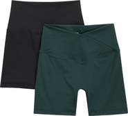 YOGALICIOUS Assorted 2-Pack Lux Crossover V-Waist Shorts