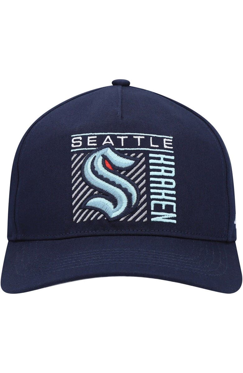 '47 Men's '47 Deep Sea Blue Seattle Kraken Reflex Hitch Snapback Hat, Alternate, color, Navy