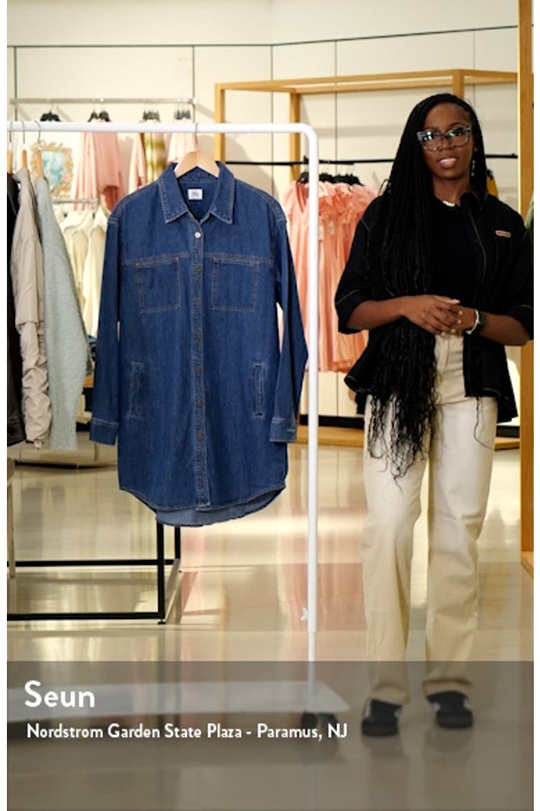 Oversize Denim Shirtdress video
