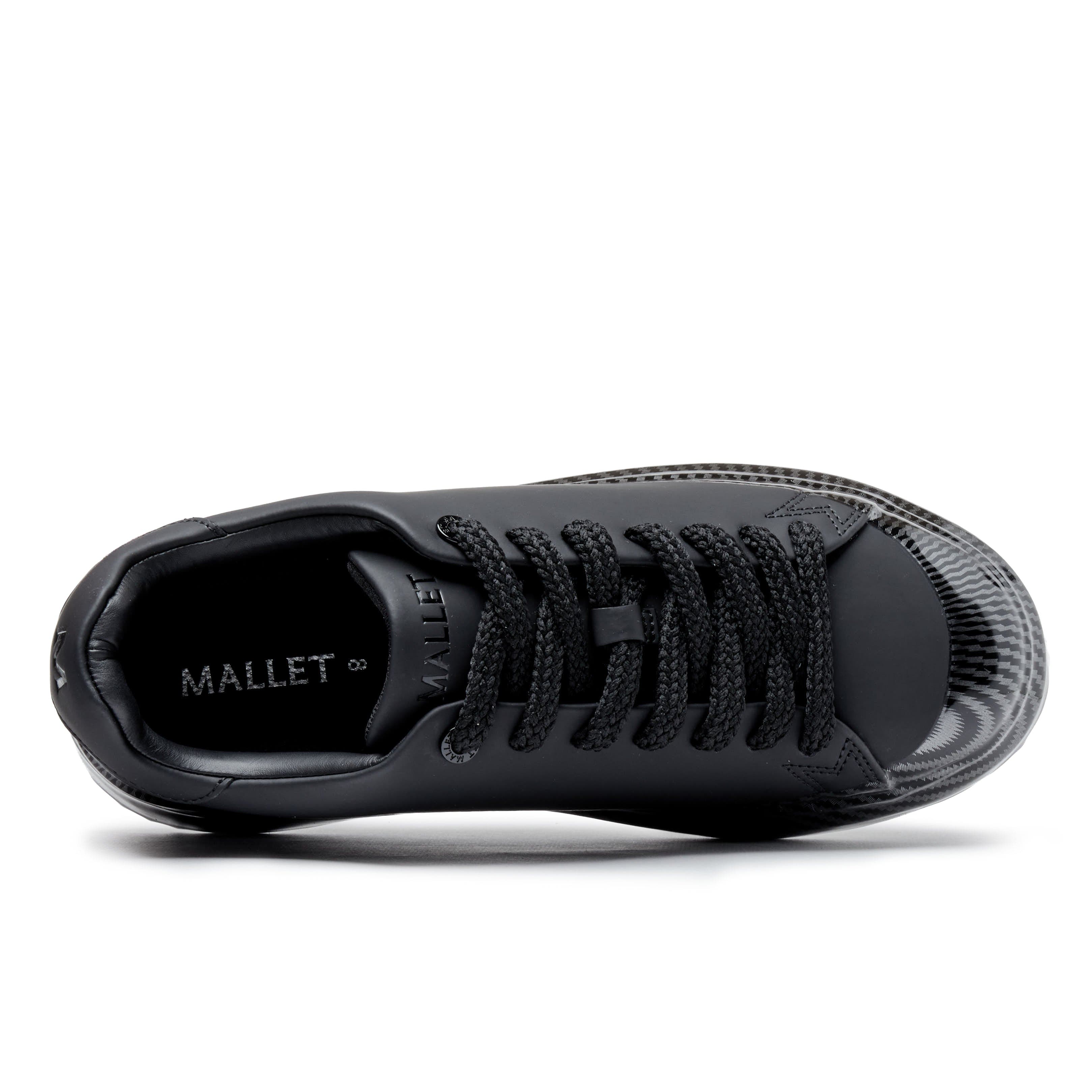 MALLET Grftr Lite Sneakers, Alternate, color, Triple Black Carbon Fibre