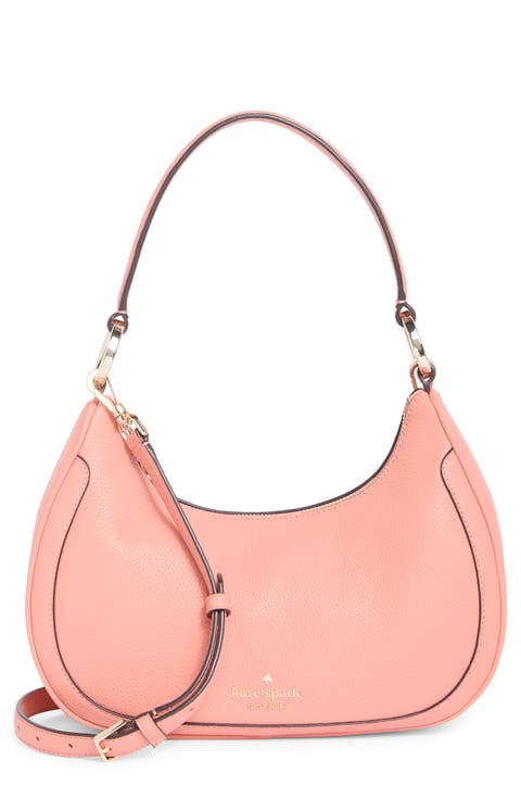 Leila Pebbled Leather Shoulder Bag