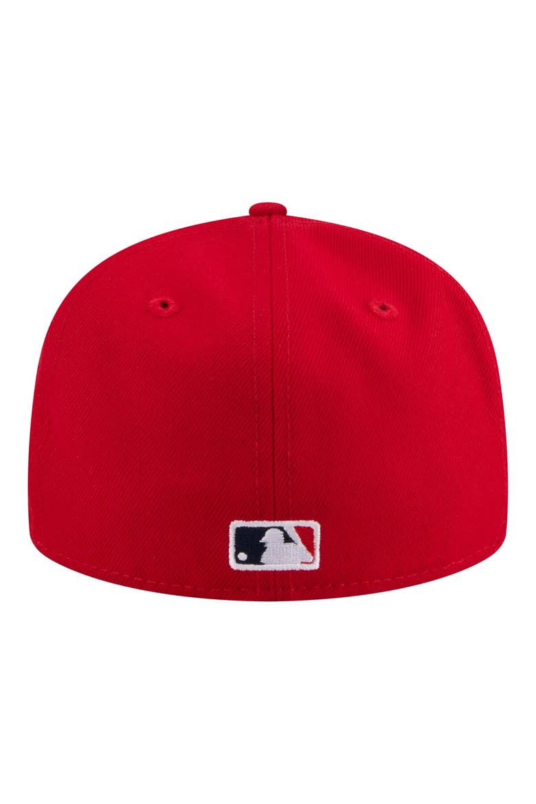 Men's New Era  Red St. Louis Cardinals Hidden Hit 59FIFTY Fitted Hat, Alternate, color, Red