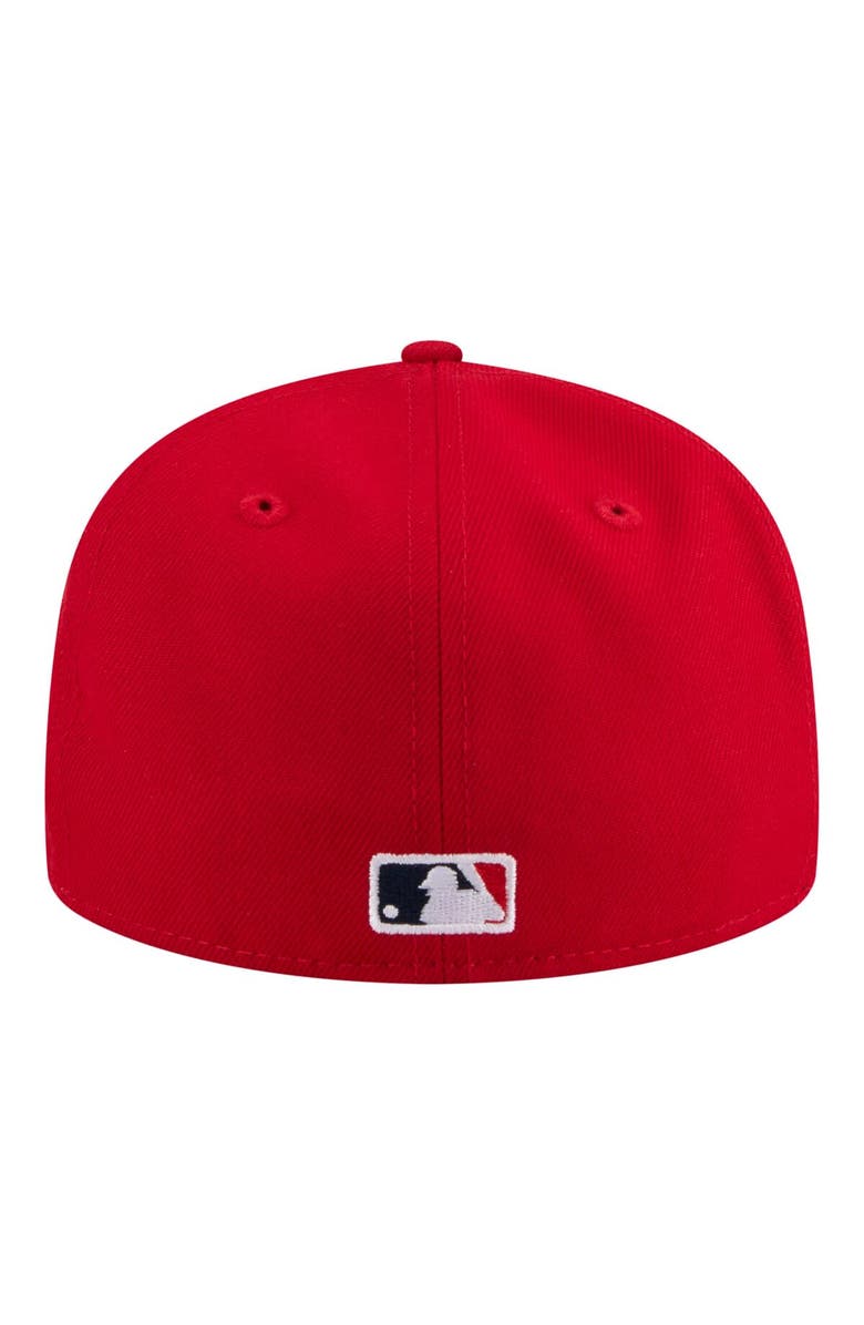 New Era Men's New Era  Red St. Louis Cardinals Hidden Hit 59FIFTY Fitted Hat, Alternate, color, Red