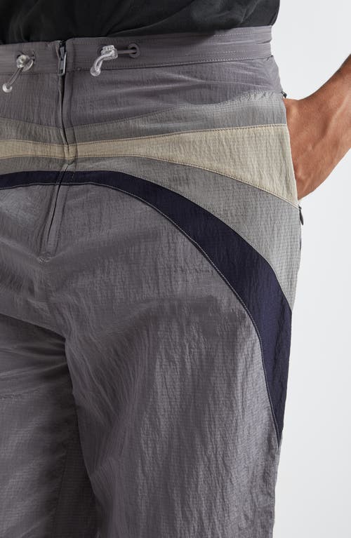 Erl Gender Inclusive Nylon Rave Pants In Gray