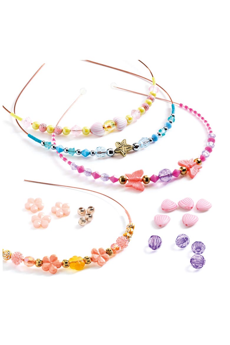 Beaded Headband Kit, Alternate, color, PINK MULTI