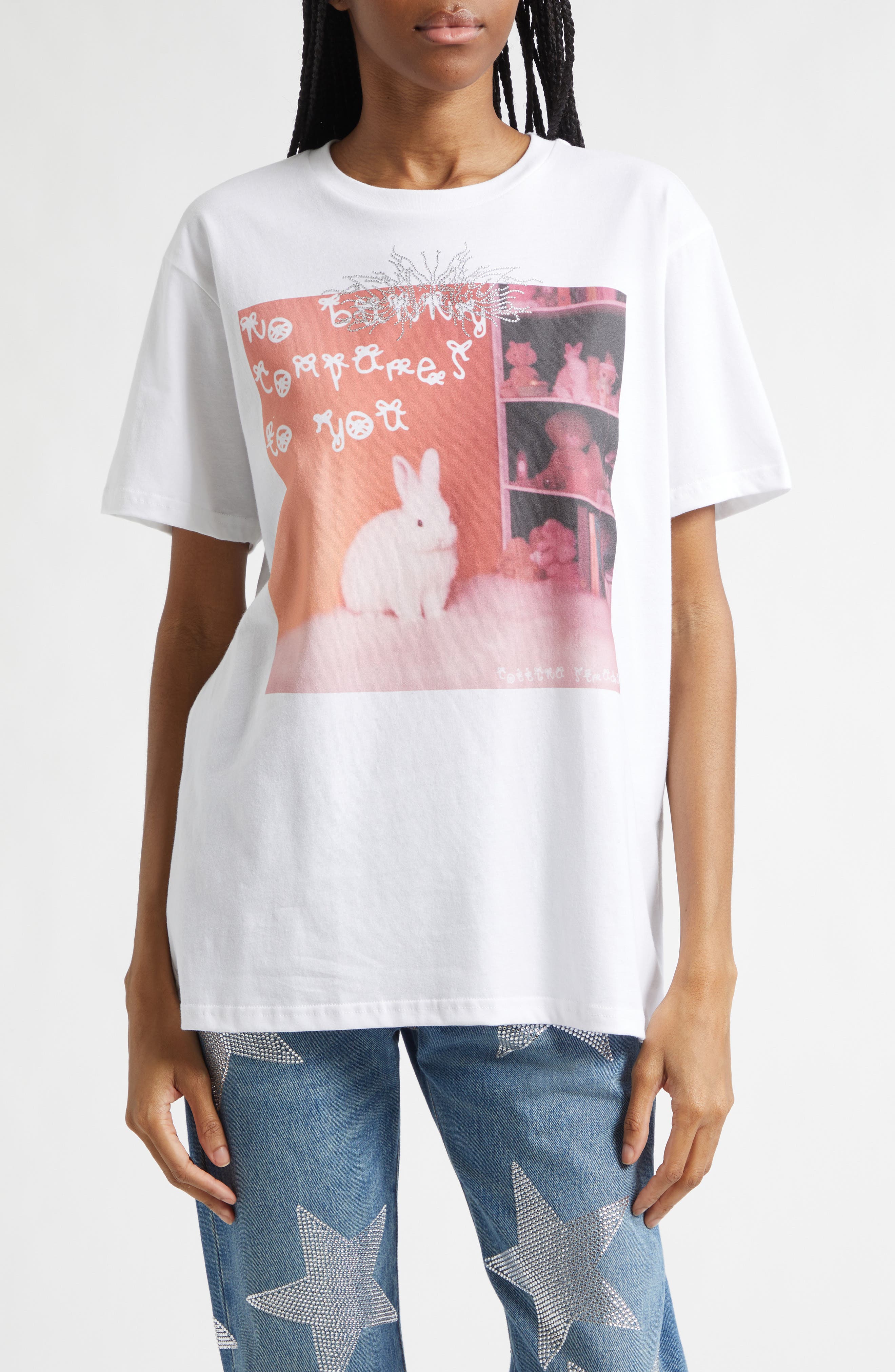 Oversize Organic Cotton Graphic T-Shirt - image 3