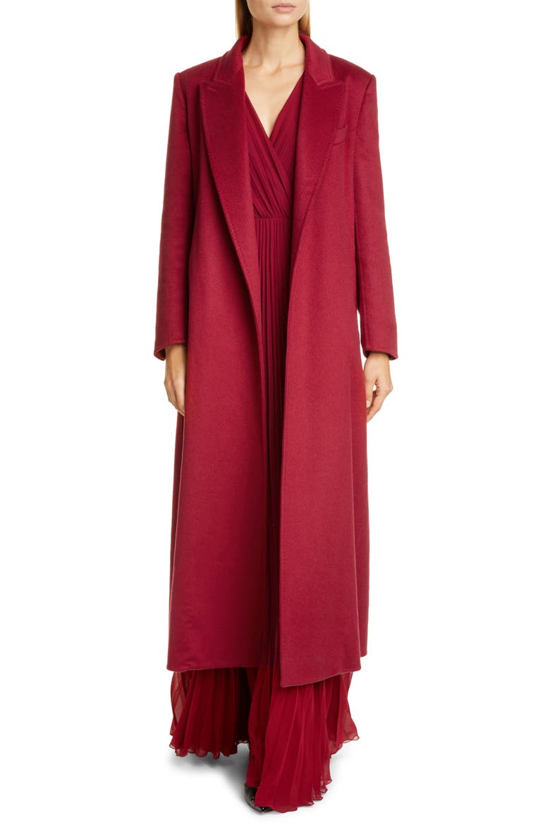 Kriss Cashmere Coat, Main, color, RED