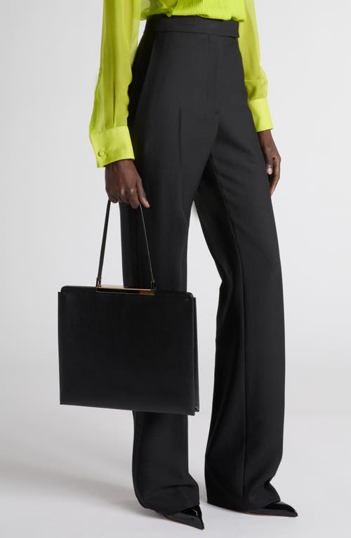 Tom Ford Supple Grained Leather Shoulder Bag In Black