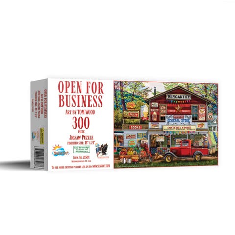 Open for Business 300 piece Jigsaw Puzzle for Adults