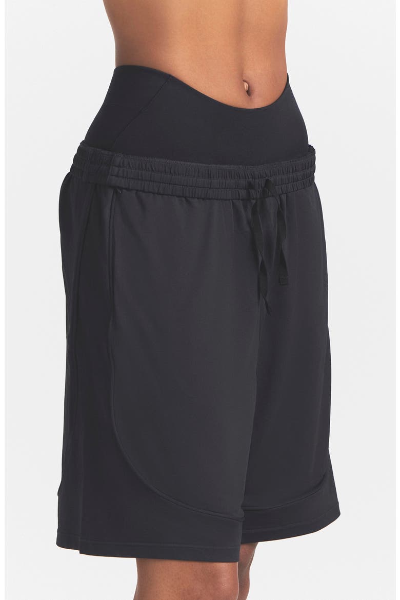 Airy Relaxed Shorts, Alternate, color, OBSIDIAN