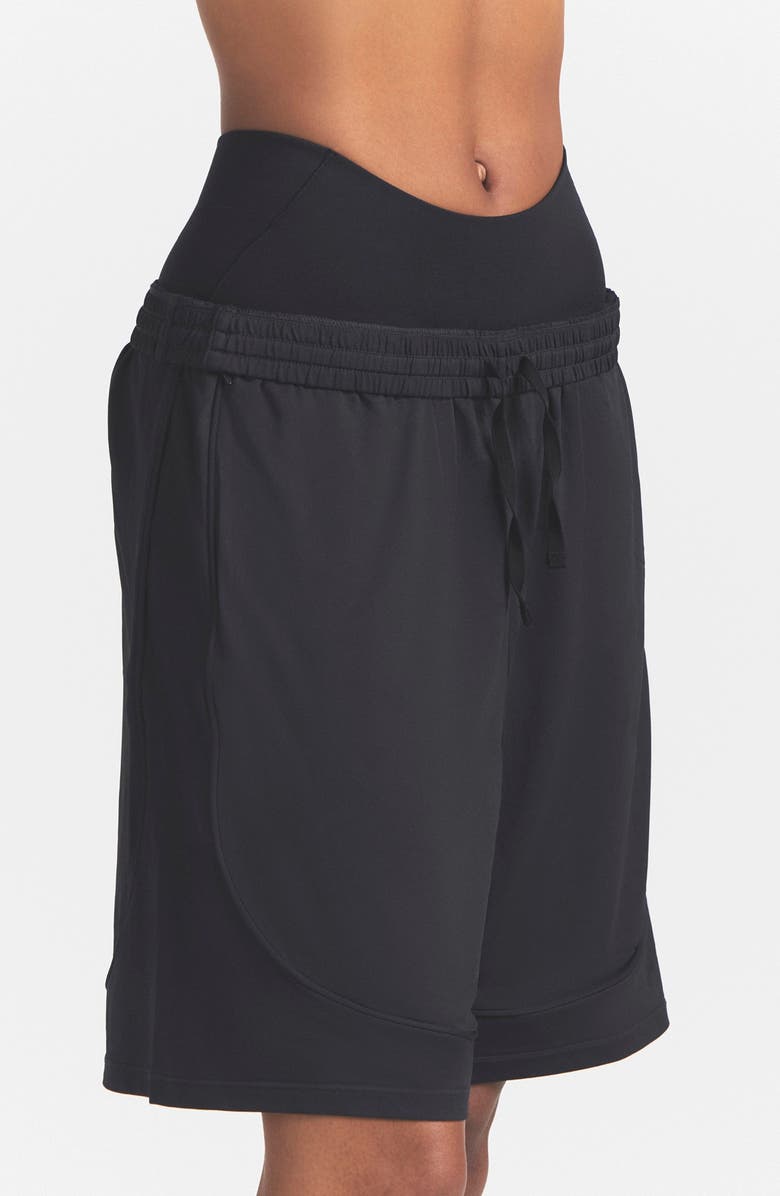 NikeSKIMS Airy Relaxed Shorts, Alternate, color, Obsidian