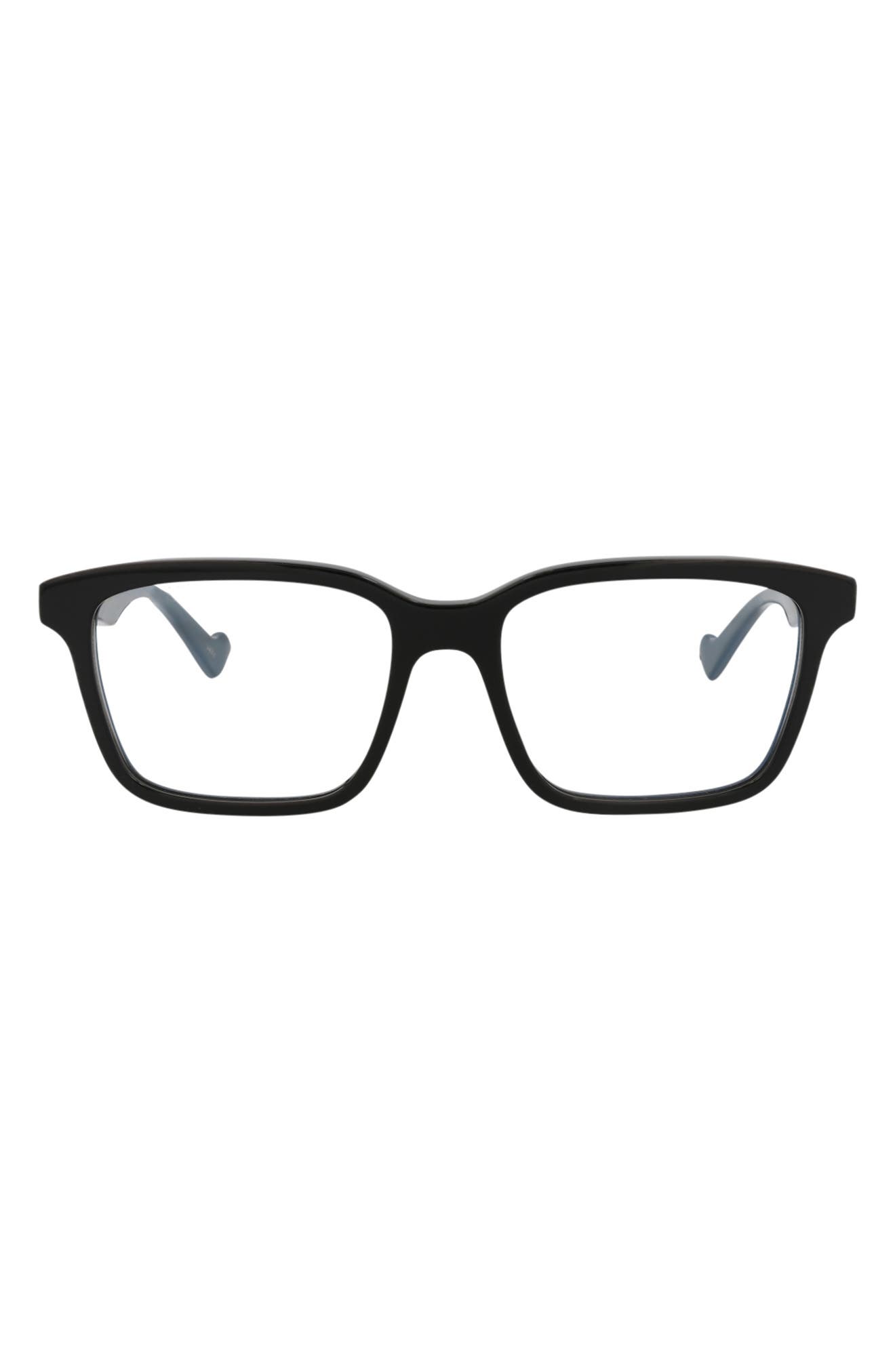 Gucci 55mm Rectangular Optical Glasses